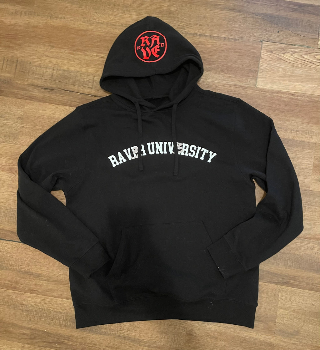 raver uni. generic hoodie