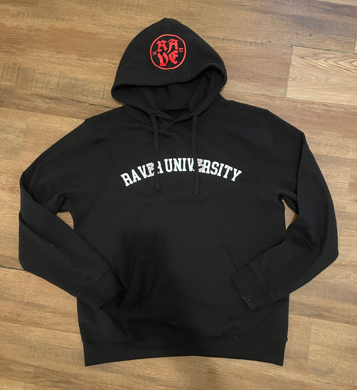 raver uni. generic hoodie